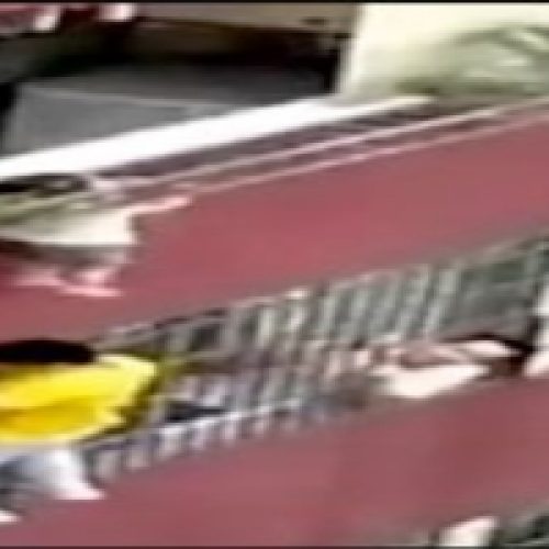 HERO SCALES BUILDING TO SAVE TODDLER DANGLING BY NECK