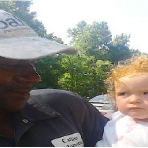 GEORGIA MAN SAVES BABY GIRL FROM HIGHWAY DANGER