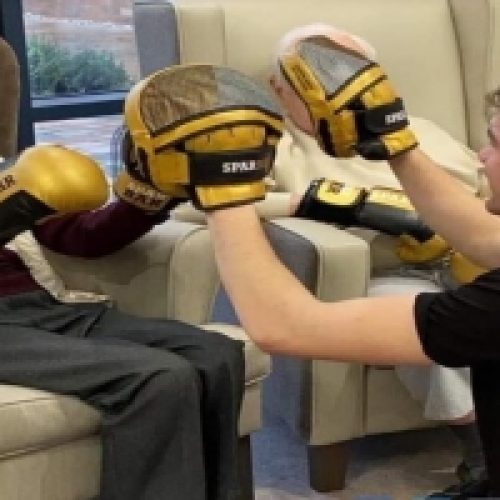 A YOUNG MAN’S MISSION TO BRING FITNESS AND FUN TO SENIORS