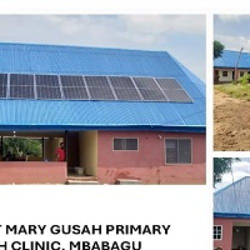 THE GUSAH FAMILY IN VANDEIKYA, BENUE STATE CONTRIBUTE TO COMMUNITY HEALTH BY DONATING FAMILY LAND AND EVEN BUILDING A CLINIC.