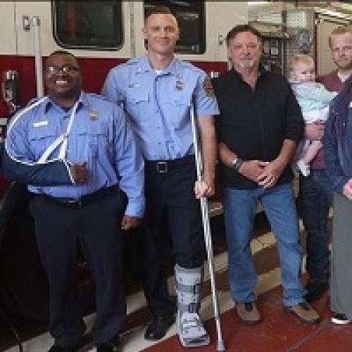 A HERO’S KIND HEART: MAN, BRAVELY RESCUES BABY FROM FLAMES