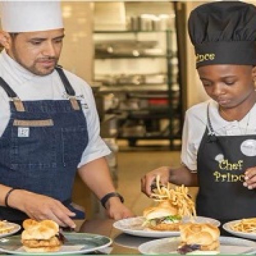 A YOUNG CHEF’S DREAM: PRINCE WISE CREATES A MENU ITEM FOR A GOOD CAUSE