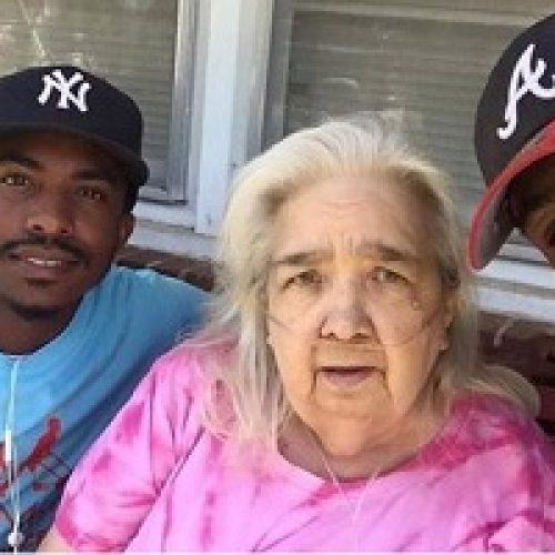 TWO MEN MOW LAWNS FOR AN ELDERLY WOMAN IN NEED