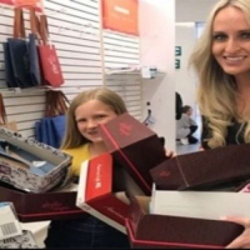 COMPASSIONATE MOM BUYS OUT CLOSING SHOE STORE TO DONATE SHOES TO KIDS IN NEED
