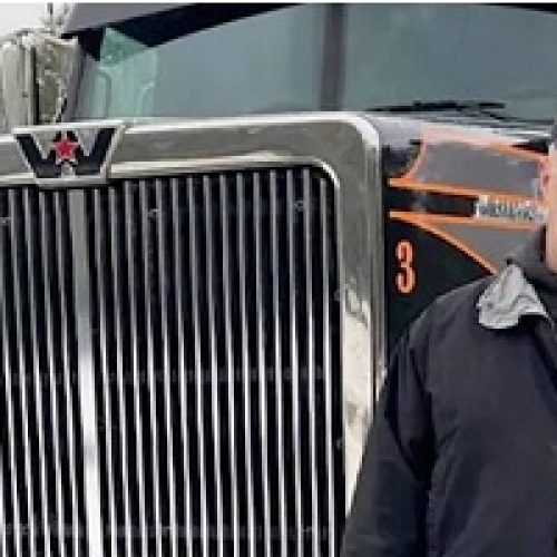 IN THE LINE OF FIRE: TRUCK DRIVER’S DARING MOVE SAVES LIVES