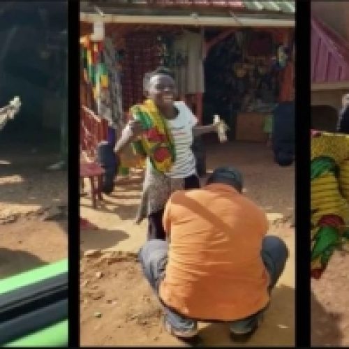 UGANDAN WOMAN’S JOYOUS REACTION TO RECEIVING HER FIRST PAIR OF SHOES