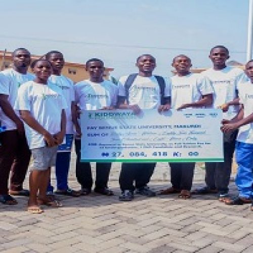 KIDDWAYA STORMED BENUE STATE UNIVERSITY WITH GENEROSITY