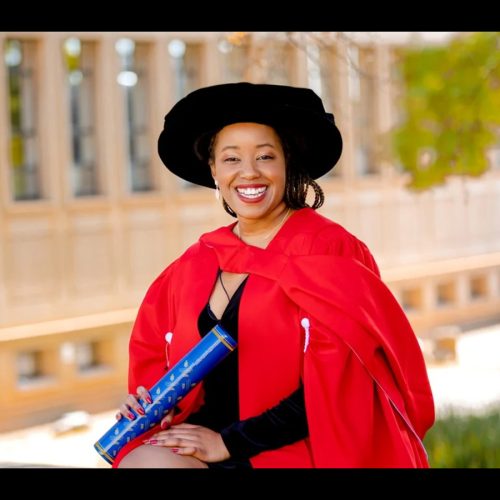 25-year-old Nomhle Ngwenya is the youngest and first Black woman PhD graduate at Wits University’s science faculty